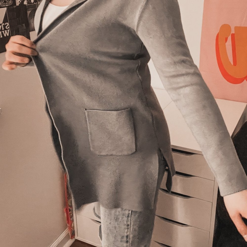 Blue Cardigan // Athleisure